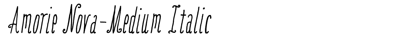Amorie Nova-Medium Italic